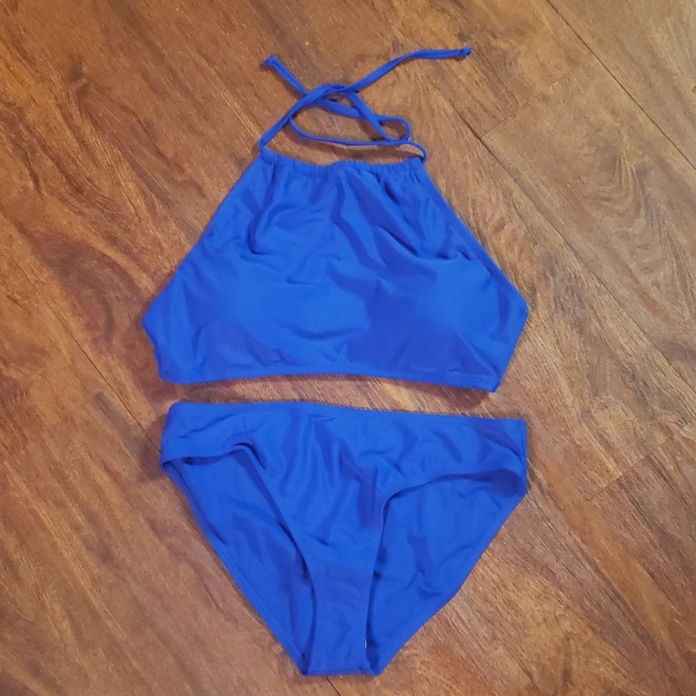 Royal blue bikini